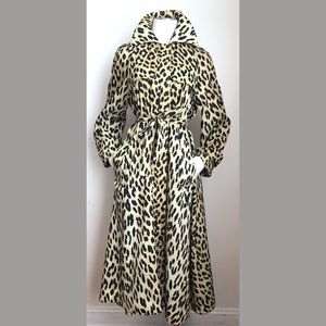 Perfect Vintage Leopard Trench/Dress